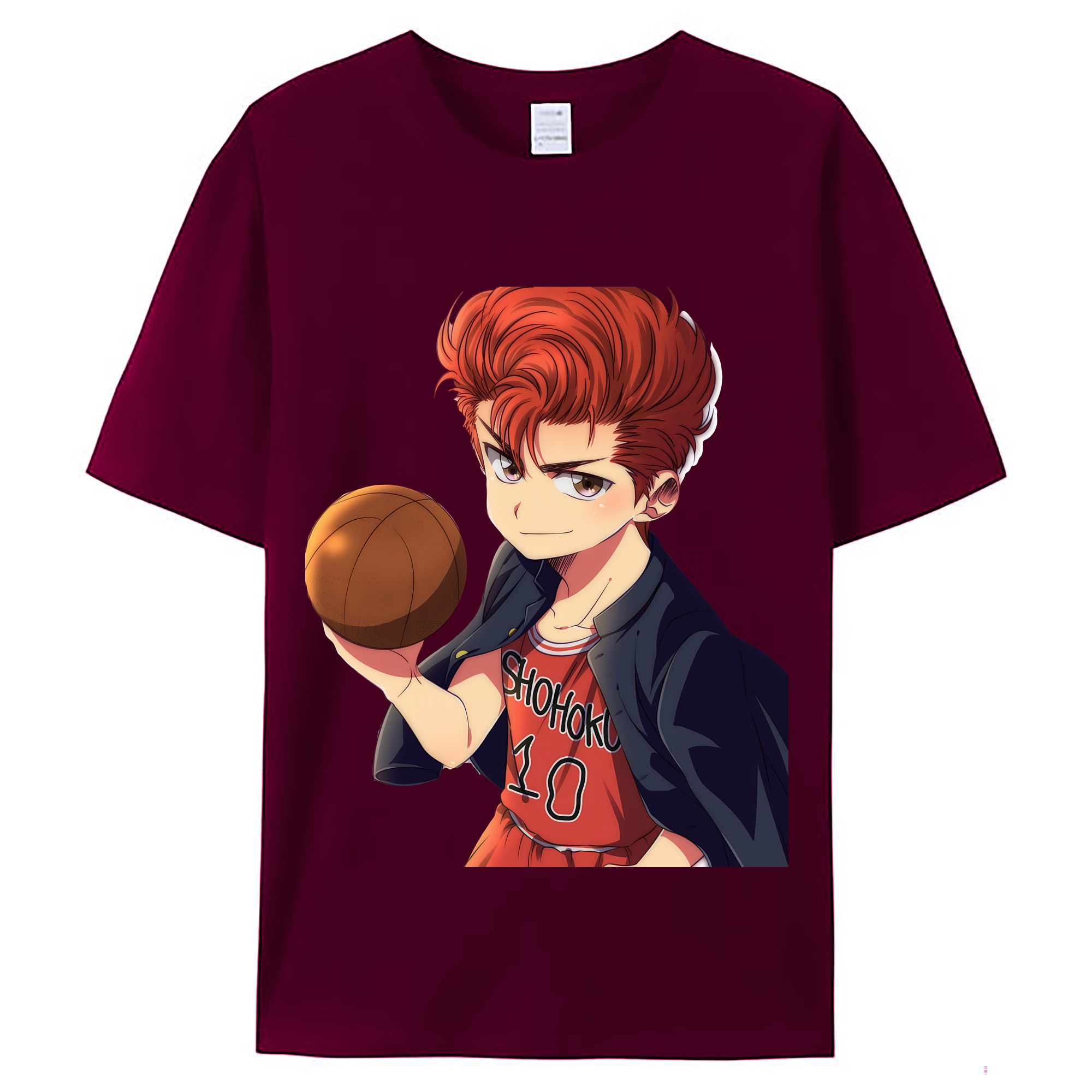 （画像用） SLAM DUNK／スラムダンク レディースカジュアルプリントTシャツ（綿100％）